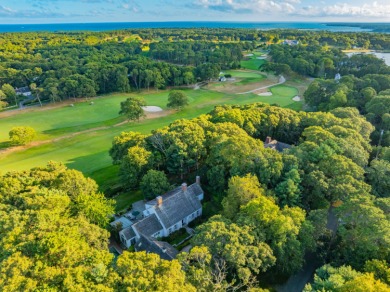 Designed by renowned architect Royal Barry Wills, this on Oyster Harbors Club in Massachusetts - for sale on GolfHomes.com, golf home, golf lot