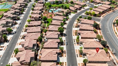 This immaculate single-level home is nestled in the highly on Entrada at Snow Canyon in Utah - for sale on GolfHomes.com, golf home, golf lot