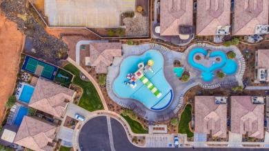 This immaculate single-level home is nestled in the highly on Entrada at Snow Canyon in Utah - for sale on GolfHomes.com, golf home, golf lot