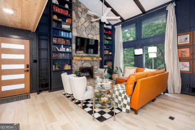Nestled on a desirable corner lot near the North Gate, this on The Highlands Course at Lake Arrowhead in Georgia - for sale on GolfHomes.com, golf home, golf lot
