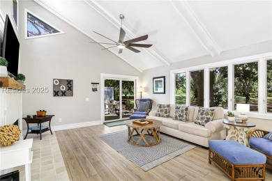 Nestled on a quiet street inside the world-famous Sea Pines on Sea Pines Country Club in South Carolina - for sale on GolfHomes.com, golf home, golf lot