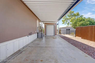 Newer 2008 manufactured home with great mountain views located on Tucson Estates Golf Course in Arizona - for sale on GolfHomes.com, golf home, golf lot