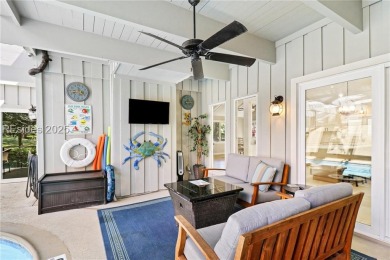 Nestled on a quiet street inside the world-famous Sea Pines on Sea Pines Country Club in South Carolina - for sale on GolfHomes.com, golf home, golf lot