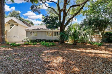 Nestled on a quiet street inside the world-famous Sea Pines on Sea Pines Country Club in South Carolina - for sale on GolfHomes.com, golf home, golf lot