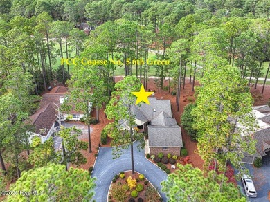Discover this stunning brick home perfectly situated on the 6th on Pinehurst Resort and Country Club in North Carolina - for sale on GolfHomes.com, golf home, golf lot