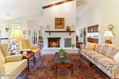 Discover this stunning brick home perfectly situated on the 6th on Pinehurst Resort and Country Club in North Carolina - for sale on GolfHomes.com, golf home, golf lot