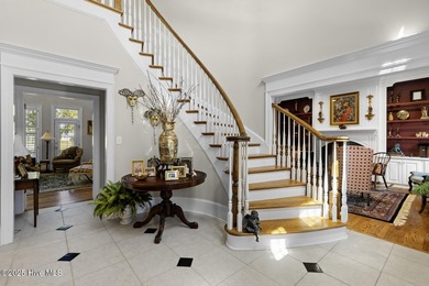 This beautiful brick home in River Landing seamlessly blends on River Landing Golf Course in North Carolina - for sale on GolfHomes.com, golf home, golf lot