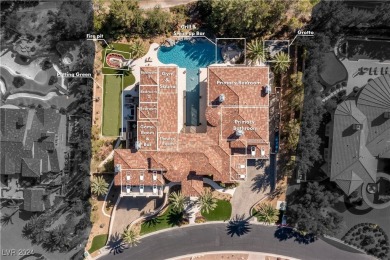 Exceptional Mediterranean estate in Southern Highlands on Southern Highlands Golf Club in Nevada - for sale on GolfHomes.com, golf home, golf lot