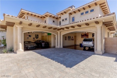 Exceptional Mediterranean estate in Southern Highlands on Southern Highlands Golf Club in Nevada - for sale on GolfHomes.com, golf home, golf lot