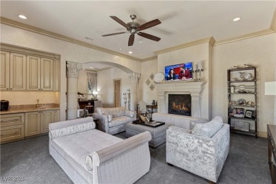 Exceptional Mediterranean estate in Southern Highlands on Southern Highlands Golf Club in Nevada - for sale on GolfHomes.com, golf home, golf lot