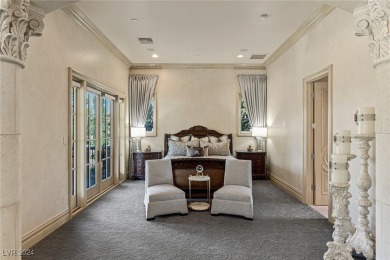 Exceptional Mediterranean estate in Southern Highlands on Southern Highlands Golf Club in Nevada - for sale on GolfHomes.com, golf home, golf lot