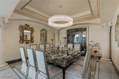 Exceptional Mediterranean estate in Southern Highlands on Southern Highlands Golf Club in Nevada - for sale on GolfHomes.com, golf home, golf lot