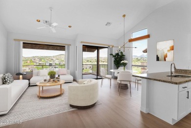 Luxurious Tri-Level Golf Villa in Prestigious Balera at Firerock on FireRock Country Club in Arizona - for sale on GolfHomes.com, golf home, golf lot