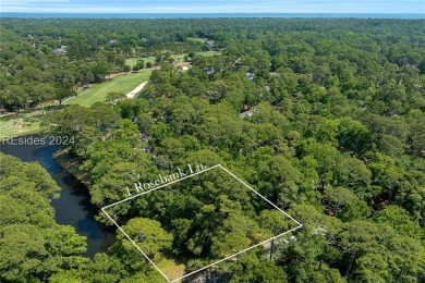 Nestled amidst stunning landscapes adorned with majestic trees on Long Cove Club in South Carolina - for sale on GolfHomes.com, golf home, golf lot