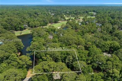 Nestled amidst stunning landscapes adorned with majestic trees on Long Cove Club in South Carolina - for sale on GolfHomes.com, golf home, golf lot