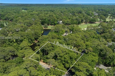 Nestled amidst stunning landscapes adorned with majestic trees on Long Cove Club in South Carolina - for sale on GolfHomes.com, golf home, golf lot