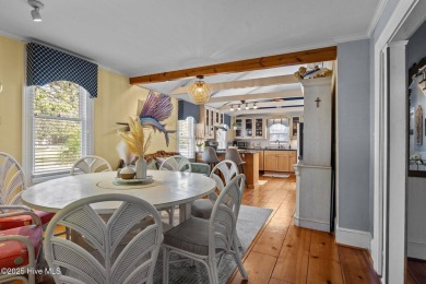 This historic home, long known as the ''Conch House,'' sits on North River Club in North Carolina - for sale on GolfHomes.com, golf home, golf lot