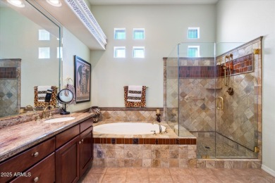 Fabulous single story Edmund-Toll Bros. home in the guard gated on Sanctuary Golf Course At WestWorld in Arizona - for sale on GolfHomes.com, golf home, golf lot