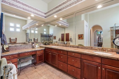 Fabulous single story Edmund-Toll Bros. home in the guard gated on Sanctuary Golf Course At WestWorld in Arizona - for sale on GolfHomes.com, golf home, golf lot