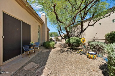 Fabulous single story Edmund-Toll Bros. home in the guard gated on Sanctuary Golf Course At WestWorld in Arizona - for sale on GolfHomes.com, golf home, golf lot