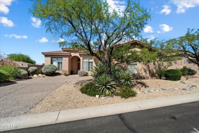 Fabulous single story Edmund-Toll Bros. home in the guard gated on Sanctuary Golf Course At WestWorld in Arizona - for sale on GolfHomes.com, golf home, golf lot