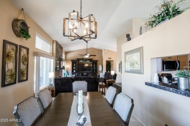 Beautiful, warm and welcoming Granada sits on a larger corner on SunBird Golf Club in Arizona - for sale on GolfHomes.com, golf home, golf lot