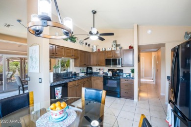 Beautiful, warm and welcoming Granada sits on a larger corner on SunBird Golf Club in Arizona - for sale on GolfHomes.com, golf home, golf lot