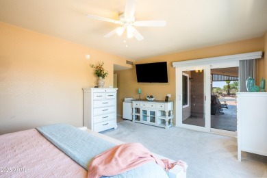 Beautiful, warm and welcoming Granada sits on a larger corner on SunBird Golf Club in Arizona - for sale on GolfHomes.com, golf home, golf lot