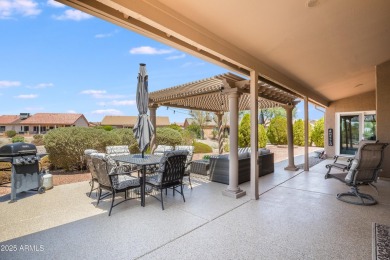 Beautiful, warm and welcoming Granada sits on a larger corner on SunBird Golf Club in Arizona - for sale on GolfHomes.com, golf home, golf lot