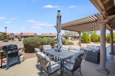 Beautiful, warm and welcoming Granada sits on a larger corner on SunBird Golf Club in Arizona - for sale on GolfHomes.com, golf home, golf lot