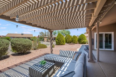 Beautiful, warm and welcoming Granada sits on a larger corner on SunBird Golf Club in Arizona - for sale on GolfHomes.com, golf home, golf lot