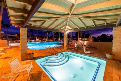 Beautiful, warm and welcoming Granada sits on a larger corner on SunBird Golf Club in Arizona - for sale on GolfHomes.com, golf home, golf lot