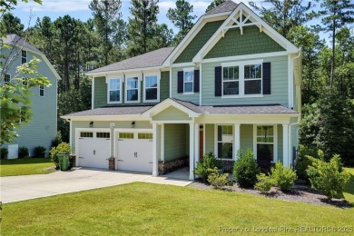 This beautiful home located in the private gated golf community on Anderson Creek Golf Club in North Carolina - for sale on GolfHomes.com, golf home, golf lot