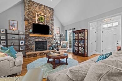 Beautiful custom-Bill Seldomridge built home showcasing serene on Beacon Ridge Golf and Country Club in North Carolina - for sale on GolfHomes.com, golf home, golf lot