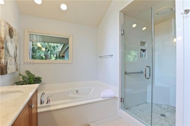 Privacy and convenience meet in this beautifully maintained on Sea Pines Country Club in South Carolina - for sale on GolfHomes.com, golf home, golf lot