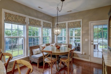 Beautiful home in Wakefield backing up to the executive golf on TPC at Wakefield Plantation in North Carolina - for sale on GolfHomes.com, golf home, golf lot