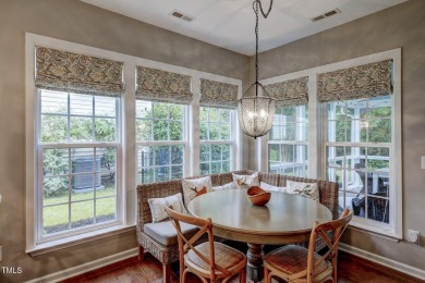 Beautiful home in Wakefield backing up to the executive golf on TPC at Wakefield Plantation in North Carolina - for sale on GolfHomes.com, golf home, golf lot