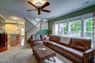 Beautiful home in Wakefield backing up to the executive golf on TPC at Wakefield Plantation in North Carolina - for sale on GolfHomes.com, golf home, golf lot