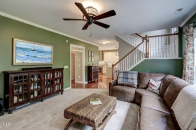 Beautiful home in Wakefield backing up to the executive golf on TPC at Wakefield Plantation in North Carolina - for sale on GolfHomes.com, golf home, golf lot