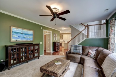 Beautiful home in Wakefield backing up to the executive golf on TPC at Wakefield Plantation in North Carolina - for sale on GolfHomes.com, golf home, golf lot