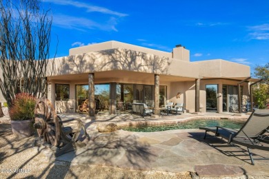 This delightful home offers breathtaking views of the golf on The Boulders Resort Golf Club in Arizona - for sale on GolfHomes.com, golf home, golf lot