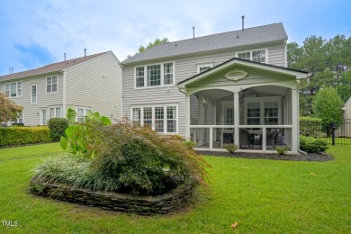 Beautiful home in Wakefield backing up to the executive golf on TPC at Wakefield Plantation in North Carolina - for sale on GolfHomes.com, golf home, golf lot