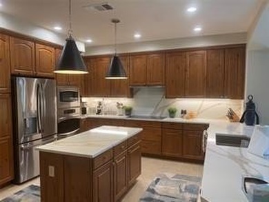 What a view you have of the beautiful golf course from inside or on Wildhorse Golf Club of Robson Ranch in Texas - for sale on GolfHomes.com, golf home, golf lot