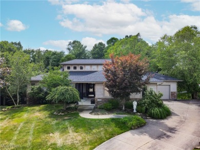 WOW!! Don't miss this Frank Lloyd Wright inspired Ranch on Roses Run Country Club in Ohio - for sale on GolfHomes.com, golf home, golf lot