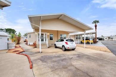 MOVE-IN Condition Furnished 2/2 Park Model on OWNED land with on Deer Creek RV Golf Resort in Florida - for sale on GolfHomes.com, golf home, golf lot