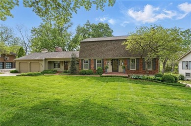 Welcome to 12602 Cherokee Ln, a beautifully updated 1.5-story on Leawood South Country Club in Kansas - for sale on GolfHomes.com, golf home, golf lot