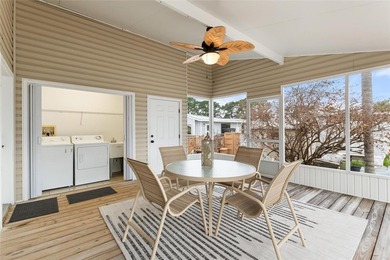 MOVE-IN Condition Furnished 2/2 Park Model on OWNED land with on Deer Creek RV Golf Resort in Florida - for sale on GolfHomes.com, golf home, golf lot