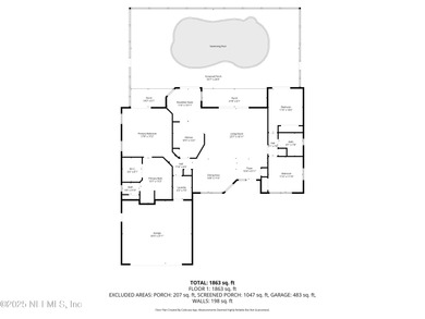 Beautiful 3-bedroom, 2-bath home offering an open layout and on The Grand Club Cypress Course in Florida - for sale on GolfHomes.com, golf home, golf lot