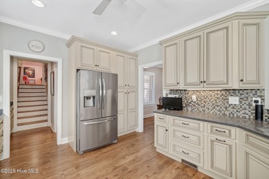 Experience luxury living at its finest in this exquisite on River Landing Golf Course in North Carolina - for sale on GolfHomes.com, golf home, golf lot