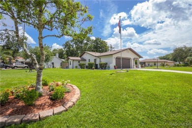 Discover this beautifully maintained 3-bedroom, 2-bathroom home on Sugarmill Woods Golf and Country Club in Florida - for sale on GolfHomes.com, golf home, golf lot